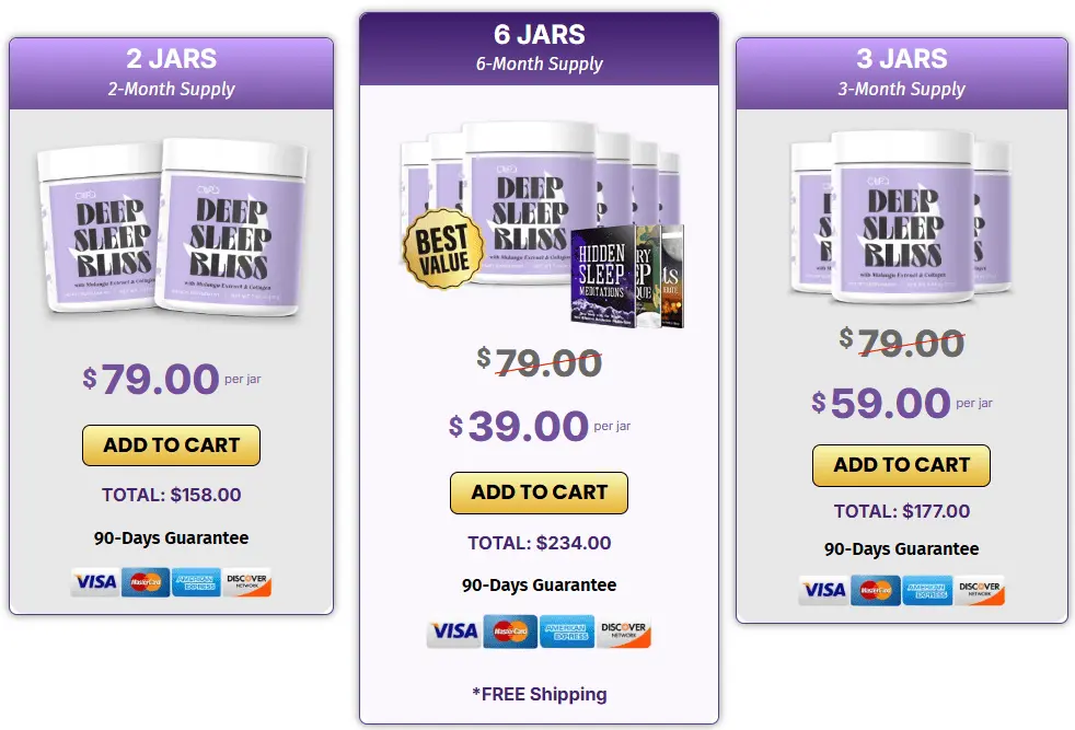 deep sleep bliss price